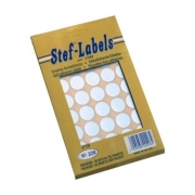 Stef-Labels Ετικέτες Στρογγυλές Φ19  Ν206 10 Καρτέλες
