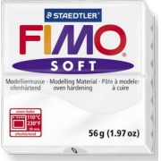Staedtler Fimo Πηλός soft 0 white 56g
