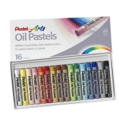 Pentel Λαδοπαστέλ Arts Oil Pastels 16 Χρωμάτων