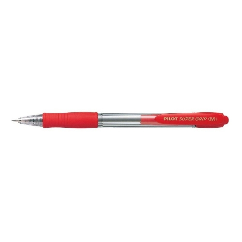 Pilot Στυλό Super Grip Medium 1.0 Κόκκινο