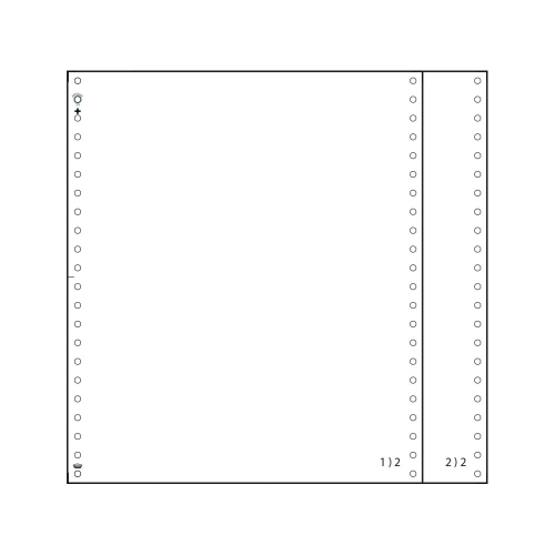 Typotrust Μηχανογραφικό χαρτί 24×28 – 2τυπο Λευκό|Λευκό