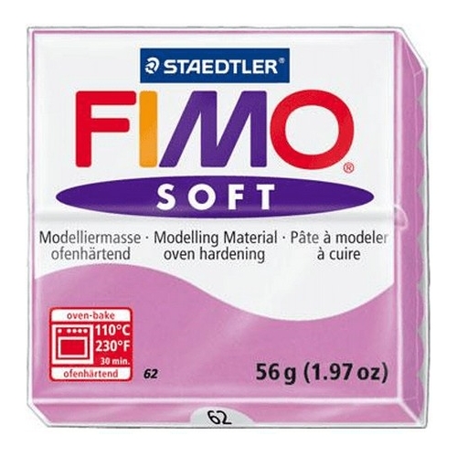 Staedtler Fimo πηλός soft 62 lavender 56g