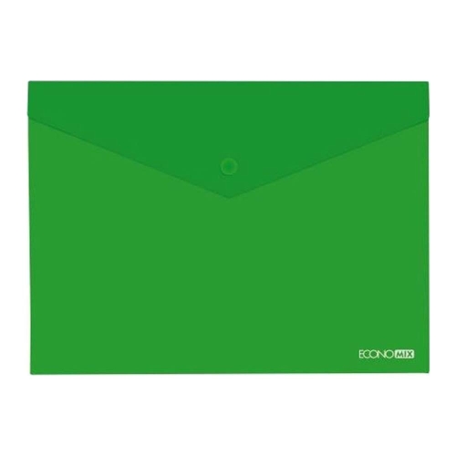 Economix φάκελος με κουμπί Α5 Πράσινο