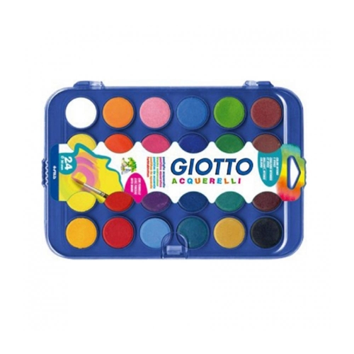 Giotto Νερομπογιές 30mm 24 Χρώματα