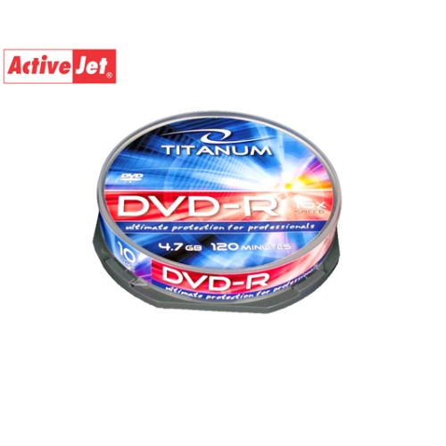 DVD-R 4.7GB 16X CB 10ΤΕΜ TITANUM