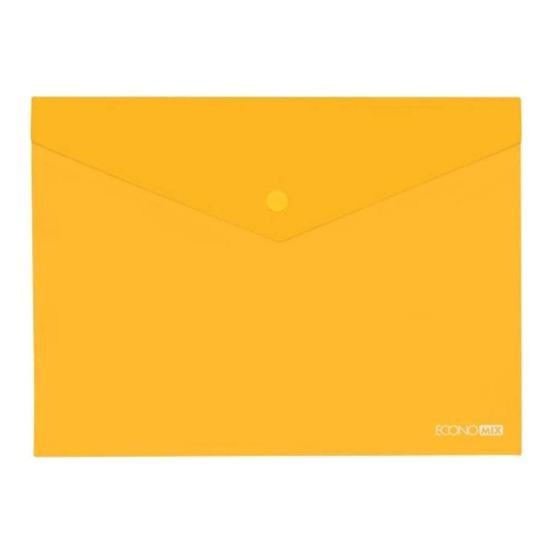 Economix φάκελος με κουμπί Α5 Κίτρινο